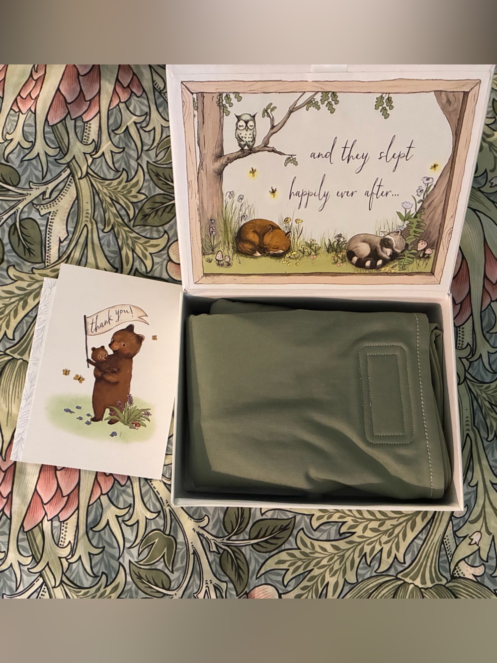 Olive Green Ollie Swaddle NWT still in box